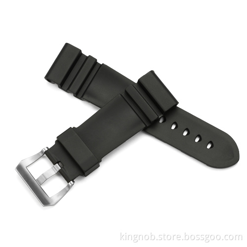 24mm/22mm soft rubber waterproof for apple 42mm silicone watch band